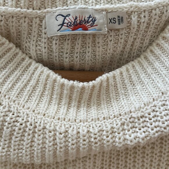 Faherty Linen/Cotton Knit Sleeveless Top - Picture 2 of 7